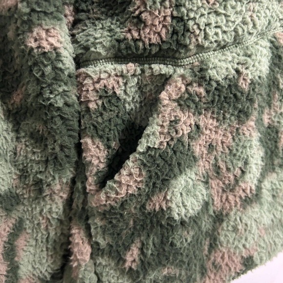 Prana Polar Escape Sweatshirt Fleece Camo Crewneck Womens Size Small - Picture 6 of 13